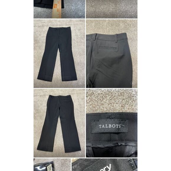 Talbots barley bootcut trouser womens sz 10p high rise work church pants - Picture 1 of 12